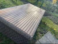 Merxx Gartentisch Rattan Holz TOP Gartenmöbel Baden-Württemberg - Karlsruhe Vorschau