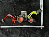 SIKU Claas Traktor mit Frontlader & Moser Heckbagger Thüringen - Erfurt Vorschau