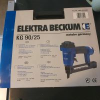 Metabo Elektra Beckum Druckluft Klammergerät KG 90/25 Tacker Hessen - Biebesheim Vorschau