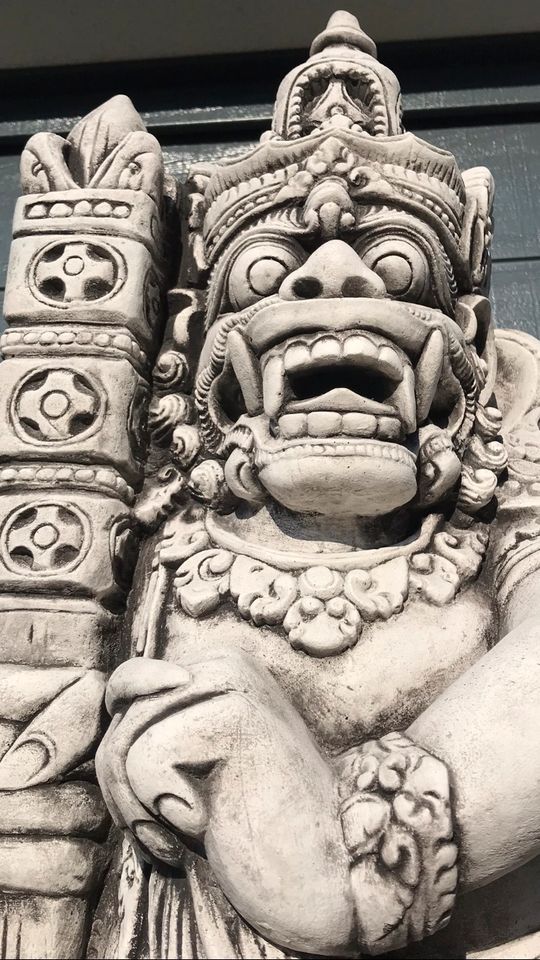 Krieger 112cm 135kg Wächter Hanuman Maya Inka Haka Azteken Māori in Saarbrücken