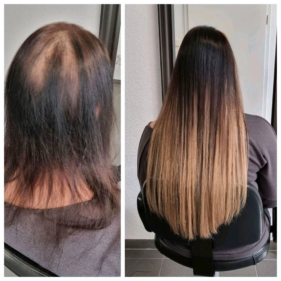 Brasilianische Haarverlängerung Methode/Brazilianknots Extensions in Hockenheim