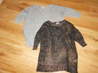 Strickpullover 2 Stück Gr. L grau und schwarz mit Glitzer Niedersachsen - Hohnstorf (Elbe) Vorschau