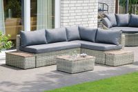 Gartenlounge Newport aus Geflecht mit Akazienholz & Tisch Nordrhein-Westfalen - Neuenkirchen Vorschau