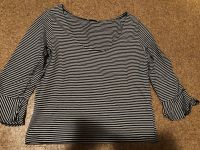 Zara shirt crop shirt schwarz weiss gestreift M L Damen Stretch Nordrhein-Westfalen - Engelskirchen Vorschau