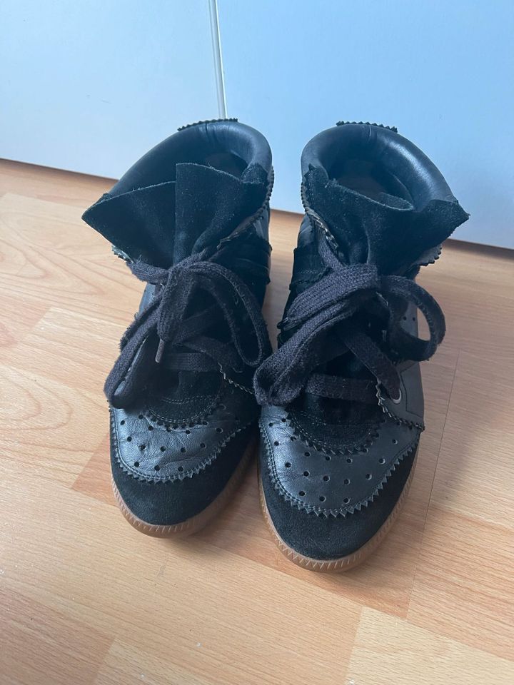 Isabel Marant Schuhe Sneaker schwarz 40 Bobby in Hamburg