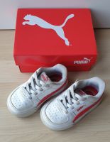 PUMA CAVEN Baby Sportschuhe Sneaker weiß rot Größe 21 unisex Hamburg Barmbek - Hamburg Barmbek-Süd  Vorschau