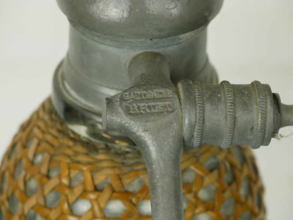 BRIET "Gazogene" Soda Siphon - Barzubehör - Vintage - 1900 in Hiltrup