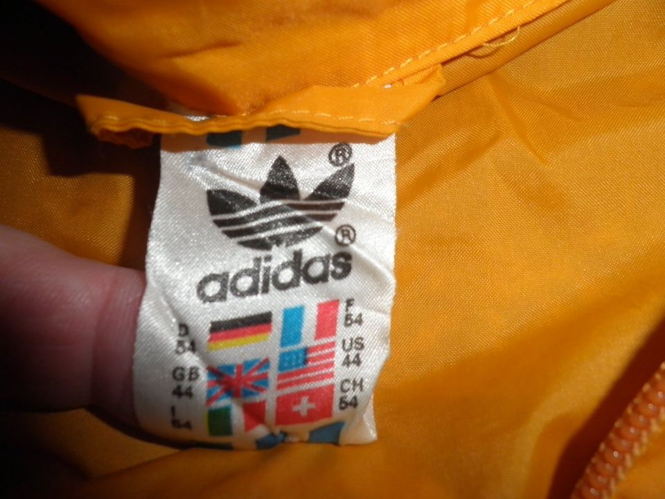 Adidas Regenanzug Jacke+Hose Gr.M Vintage 70er/80er Trefoil-Logo in Saarbrücken