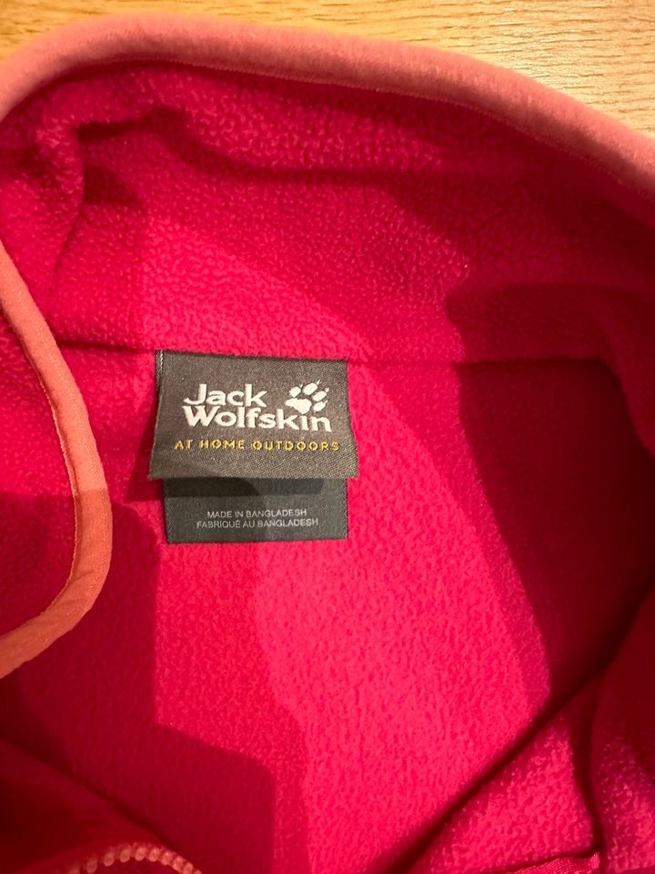 Jack Wolfskin Fleece Jacke 164 pink in Püttlingen