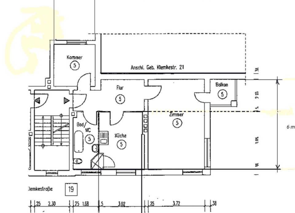 Bezugsfreie 2 Zimmerwohnung mit Balkon nah Breitkopfbecken in Berlin