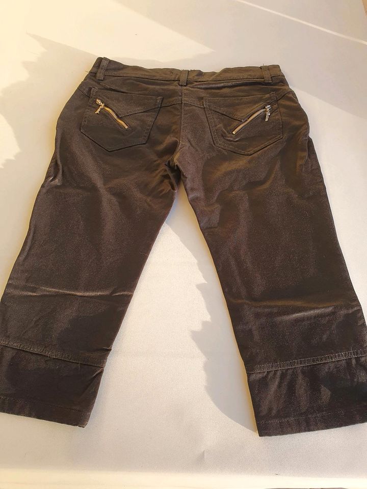 Schicke elegante 3/4 Hose, Größe 38, Schwarz in Kirchdorf a.d.Amper