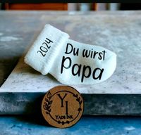 Söckchen Schwangerschaft Baby Du wirst Papa Baba Oluyorsun patent Hamburg-Mitte - Hamburg Wilhelmsburg Vorschau