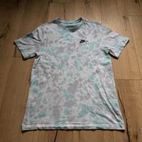 Nike T- Shirt Farbmuster gefärbt Camouflage weiß türkis grau Niedersachsen - Duderstadt Vorschau