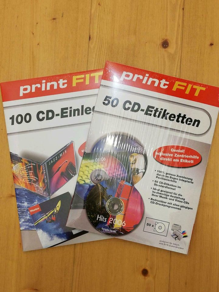 Neu! CD Etiketten + Einleger! in Staudernheim