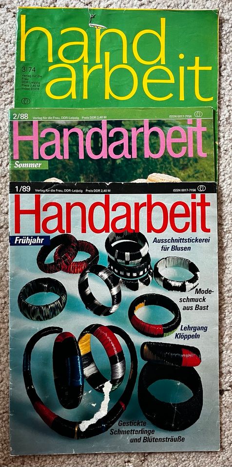 3 DDR Zeitschriften - Handarbeit in Fredersdorf-Vogelsdorf