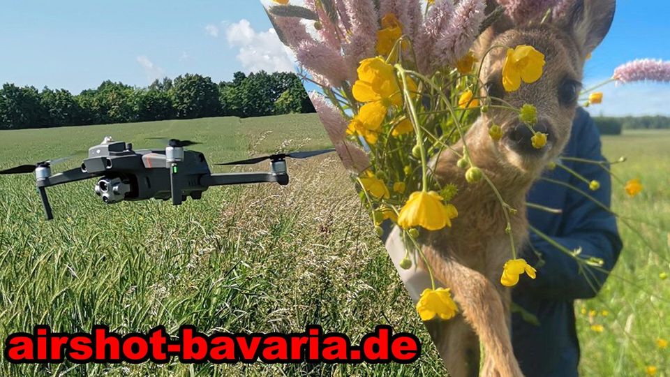 Drohnenpilot Kitzrettung Rehkitzrettung Wärmebild in Schwandorf