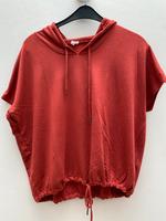 Rostrotes kurzarm Kapuzenshirt Niedersachsen - Osnabrück Vorschau