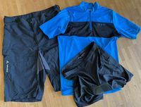 Vaude Fahrradhose Radhose Trikot Gr. 158/164, schwarz blau Schleswig-Holstein - Altenholz Vorschau