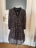 Zara Chiffon-Kleid Gr.S Schwarz geblümt millefleurs Eimsbüttel - Hamburg Harvestehude Vorschau