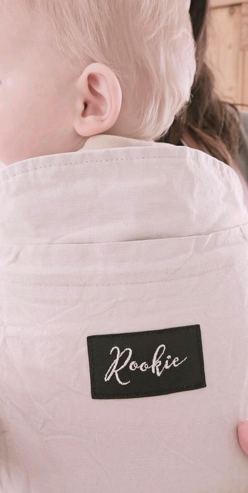 Rookie Revolution Babytrage auch für Newborn Leder Beige in Issum