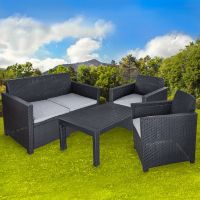 Rattan Lounge Set Gartenmöbel Garnitur 4-tlg Couch Tisch NEU Hessen - Weilburg Vorschau