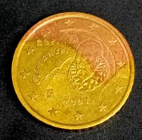 ❗Seltene Spanien 50 cent Euro Münze 2001 Fehlprägung Hessen - Mörfelden-Walldorf Vorschau