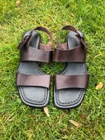 Manfield Sandaletten, Sandalen, schwarz, 38, echt Leder Bielefeld - Brackwede Vorschau