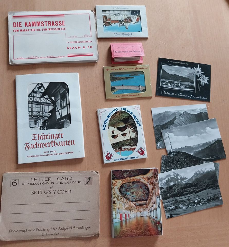 Kiste mit 40 Stck. alten Ansichtsbildern 1023 in Wiesbaden