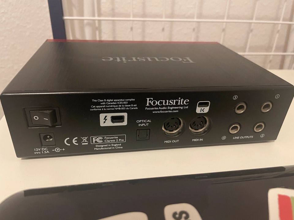 Focusrite Clarett 2Pre - Thunderbolt Audio Interface in Stuttgart