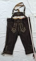 Lederhose, Kniebund, 3/4 lang, Gr. 52, dunkelbraun Bayern - Amberg Vorschau