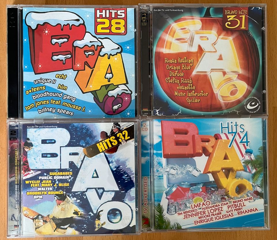 Bravo Hits Musik CDs verschiedene Ausgaben in Hofheim am Taunus