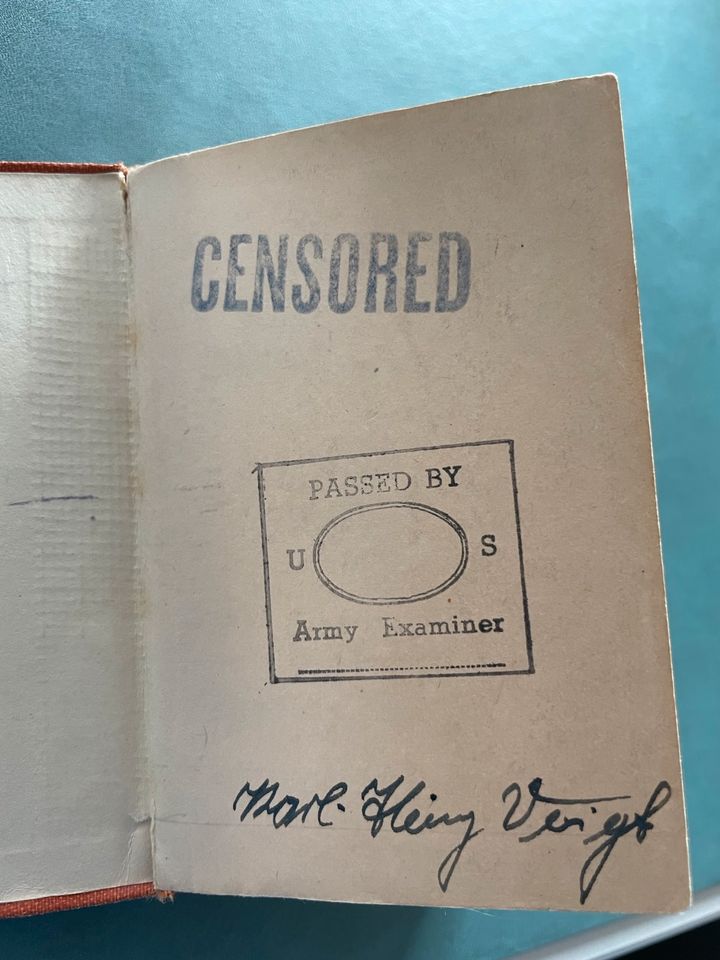 Wörterbuch von 1930 aus US Kriegsgefangenschaft 2. Weltkrieg in Ilmenau