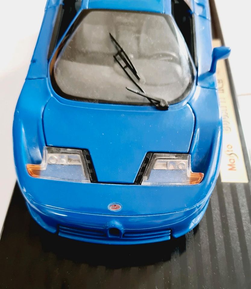 ⛽ Modellauto Bugatti EB 110 Blau BJ. 1992 Maße ca. 25cm x 10cm ⛽ in Nürnberg (Mittelfr)