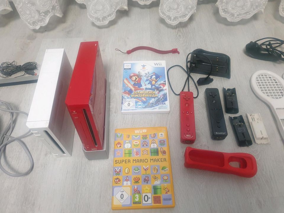 Wii Konsole mit Zubehör und Spiele in Lengerich