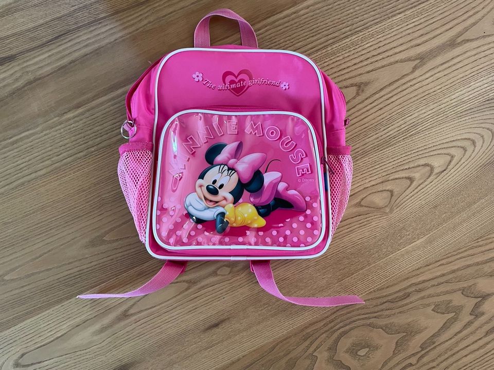 Rucksack, Kinder, Minnie Mouse, pink in Kitzingen