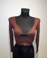 Damen Oberteil braun sexy Gr. S Shein Ausschnitt Cropped Stuttgart - Stuttgart-Mitte Vorschau