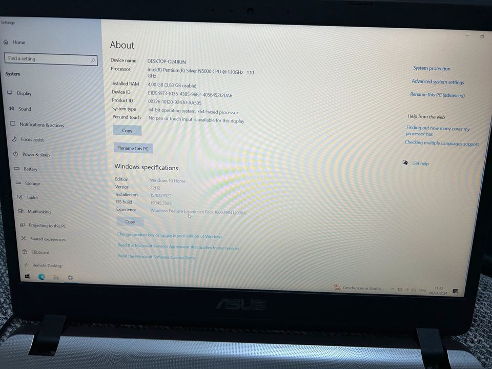 Asus Notebook Gold X507M (500Gb HDD) in Ochsenfurt