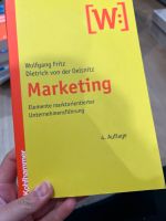 Lehrbuch Marketing, Fritz/Oelsnitz Niedersachsen - Semmenstedt Vorschau