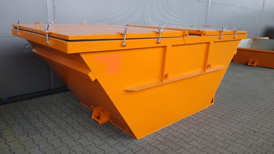 Absetzcontainer  7m³ mit "wasserdichtem Deckel mit Gummidichtung" in Velen