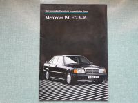 Mercedes-Benz 190 E 2.3-16 W201 Propekt 08/1984 no 2.5-16 Bayern - Simbach Vorschau