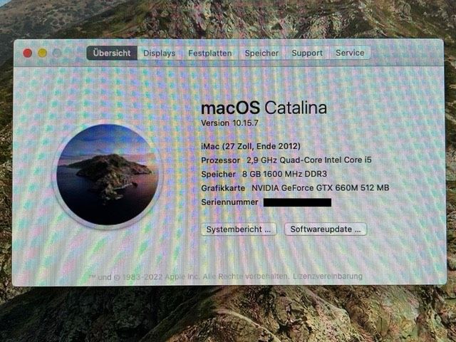 Apple iMac 27 Zoll 2,9Ghz i5 8GB DDR3 1TB HD in Hemmingen