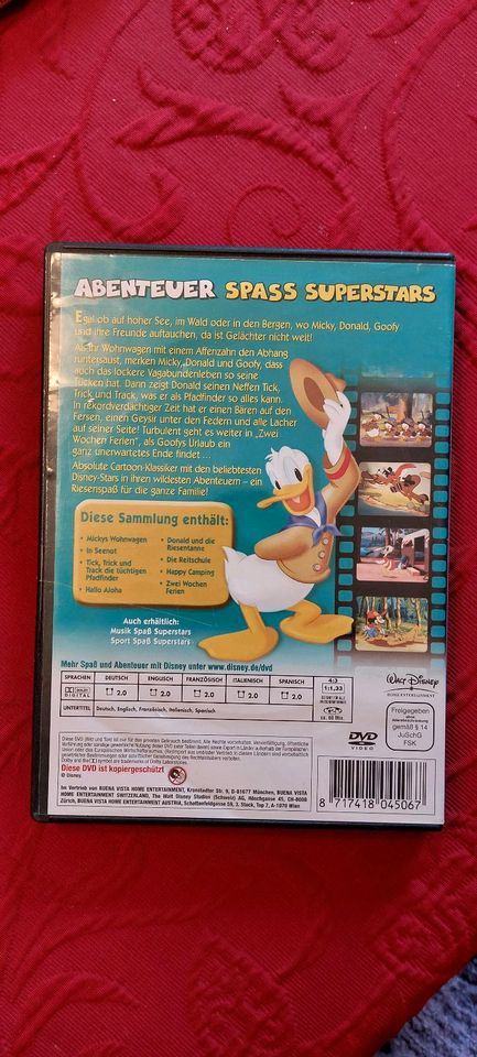 Walt Disney Abenteuer Spass Superstars DVD in Pfarrkirchen