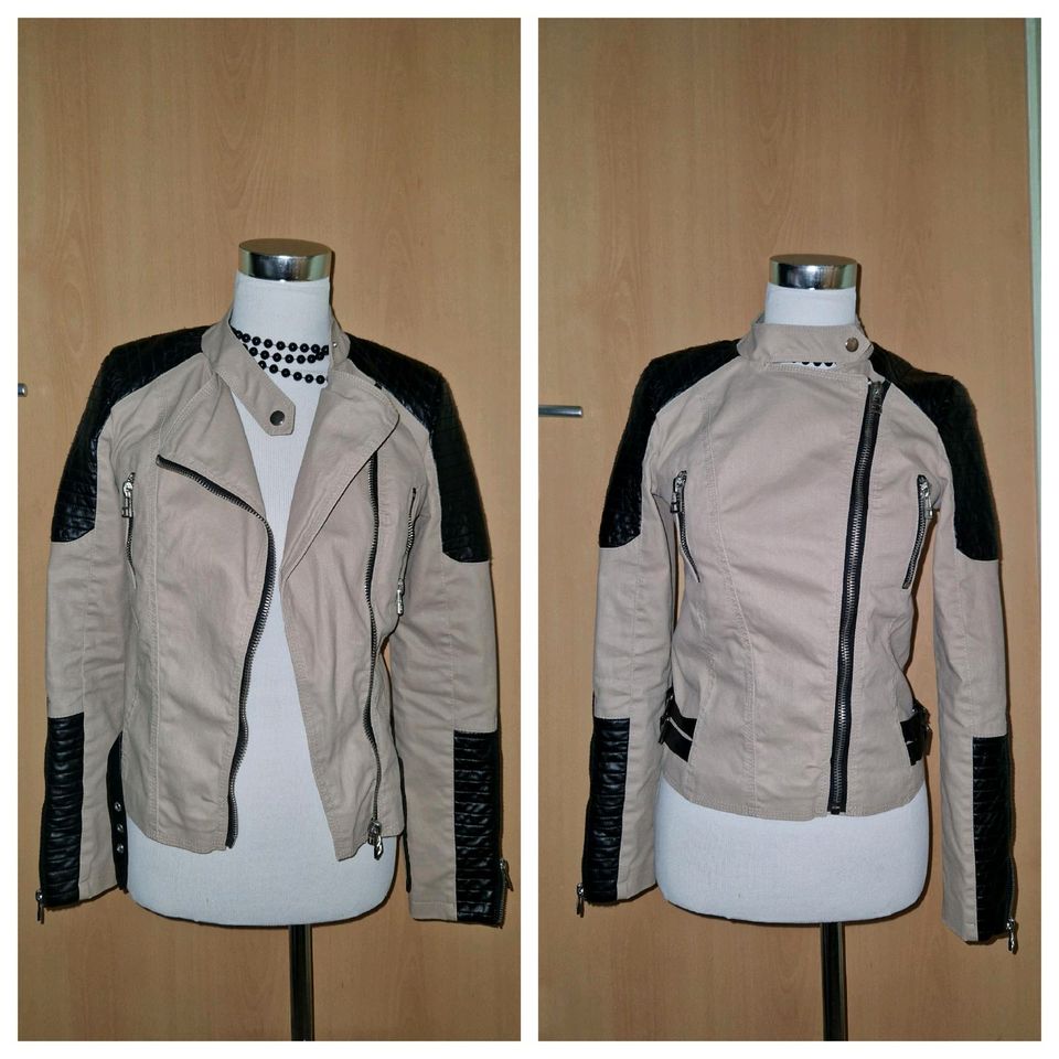 ANN CHRISTINE Damen Jacke Bikerjacke Jacket Blazer Leder Gr.XS/34 in Cottbus