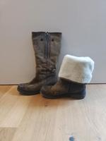 Manas Stiefel Damen Gr. 40 Wildleder mit Fell Bayern - Rott am Inn Vorschau