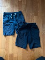 Set kurze Hose Shorts 128 blau schwarz Hessen - Darmstadt Vorschau