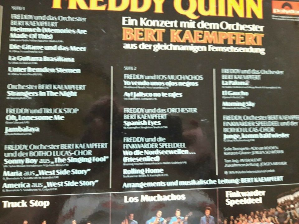 Freddy Quinn Schallplatte mit Orchester Bert Kaempfert in Salem