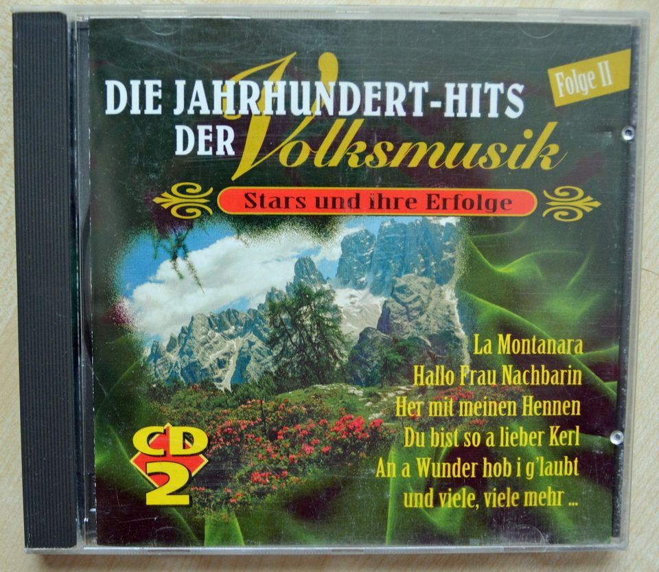 5 CDs: BILD Volksmusik, Jahrhundert-Hits Volksmusik, Echt kultig in Chemnitz