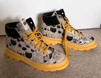 Dogo Adriana Ankle Boots Damen Schuhe gelb Katzen Gr. 39 Sachsen-Anhalt - Halle Vorschau