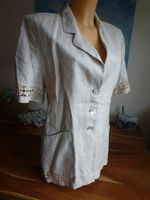 Eleganter Leinenblazer, Kostümjacke 38, beige neuw. Baden-Württemberg - Hügelsheim Vorschau