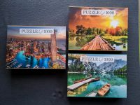 3 Puzzle 1000 Innovakids Dubai bei Nacht Sonnenlicht Pragser See Niedersachsen - Ahlerstedt Vorschau